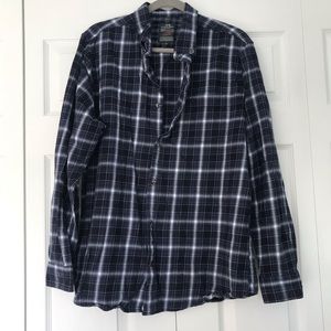 SOLD❗️RACING GREEN - blue plaid button up shirt